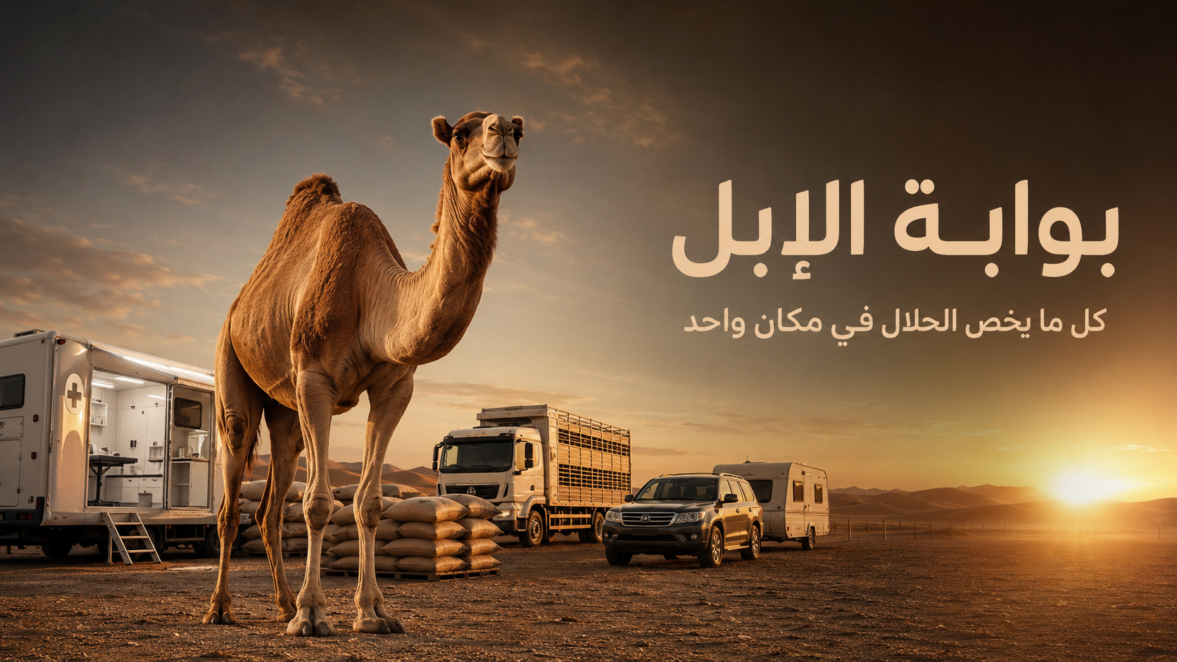 بوابة الإبل وخدمات الحلال في الإمارات